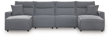 ModMax II - Salt And Pepper - Reclining Sectional – Reclining Sectionals by Signature Design by Ashley® at Furniture Wholesale Plus , Nashville furniture store