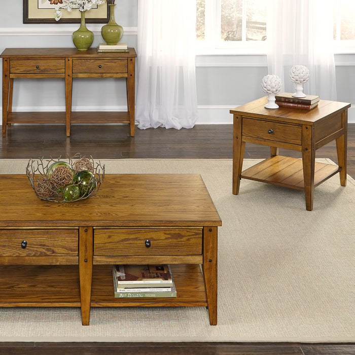 Lake House - 3 Piece Set (1-Cocktail 2-End Tables) – Table Sets by Liberty Furniture at Furniture Wholesale Plus , Nashville furniture store