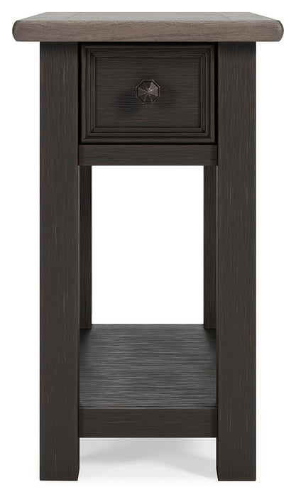 Tyler Creek - Chair Side End Table - Black / Gray – Chair Side Tables by Signature Design by Ashley® at Furniture Wholesale Plus , Nashville furniture store