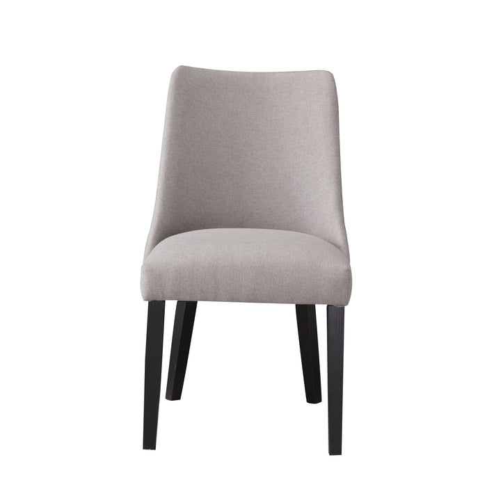 Xena - Upholstered Side Chair (Set of 2) - Gray – Chair Sets by Steve Silver Furniture at Furniture Wholesale Plus , Nashville furniture store