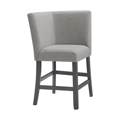 Seneca - Counter 3 Piece Corner Fabric Bench - Gray – 3 Piece Dining Room Sets by Elements International at Furniture Wholesale Plus , Nashville furniture store