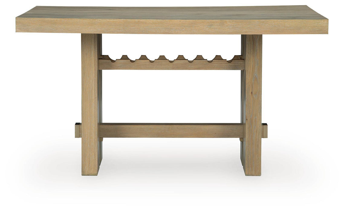 Lasinger - Rectangular Dining Room Counter Table - Light Brown – Counter Tables by Signature Design by Ashley® at Furniture Wholesale Plus , Nashville furniture store