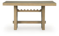 Lasinger - Rectangular Dining Room Counter Table - Light Brown – Counter Tables by Signature Design by Ashley® at Furniture Wholesale Plus , Nashville furniture store
