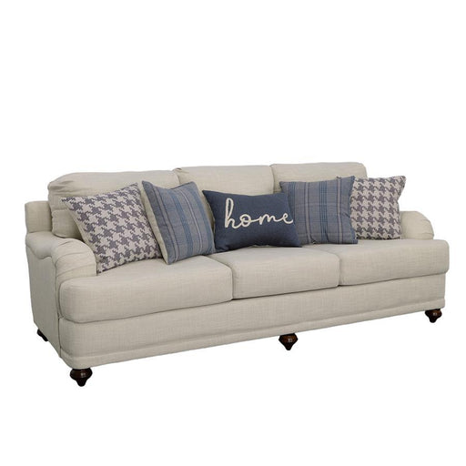 Glenn - Upholstered English Arm Sofa - Light Gray And Blue – Stationary Sofas by CoasterElevations at Furniture Wholesale Plus , Nashville furniture store