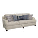 Glenn - Upholstered English Arm Sofa - Light Gray And Blue – Stationary Sofas by CoasterElevations at Furniture Wholesale Plus , Nashville furniture store