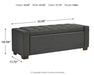 Cortwell - Storage Bench - Gray – Storage Benches by Signature Design by Ashley® at Furniture Wholesale Plus , Nashville furniture store