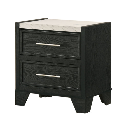 Lamar - Nightstand - Black - Premium Accent Nightstands from Crown Mark - Just $159! Shop now at Furniture Wholesale Plus  We are the best furniture store in Nashville, Hendersonville, Goodlettsville, Madison, Antioch, Mount Juliet, Lebanon, Gallatin, Springfield, Murfreesboro, Franklin, Brentwood