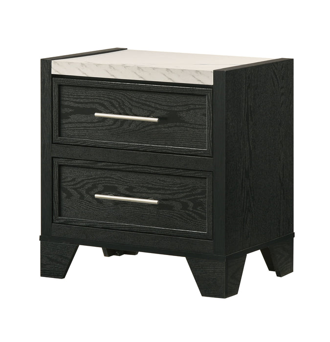 Lamar - Nightstand - Black – Accent Nightstands by Crown Mark at Furniture Wholesale Plus , Nashville furniture store