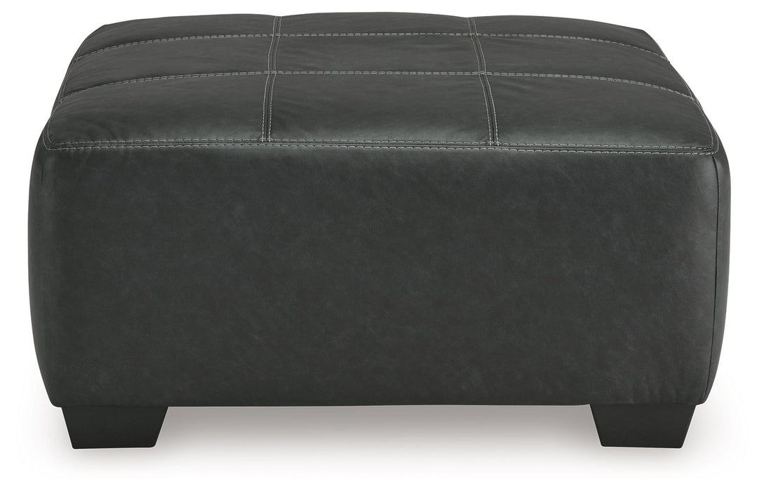 Brixley Pier - Oversized Accent Ottoman - Graphite – Accent Ottomans by Benchcraft® at Furniture Wholesale Plus , Nashville furniture store