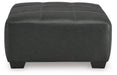 Brixley Pier - Oversized Accent Ottoman - Graphite – Accent Ottomans by Benchcraft® at Furniture Wholesale Plus , Nashville furniture store