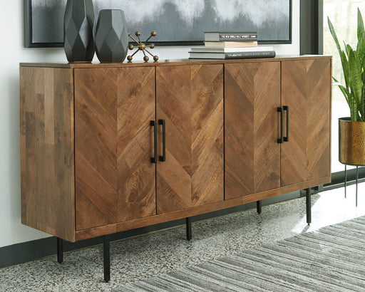 PratTVille - Accent Cabinet - Brown – Accent Cabinets by Signature Design by Ashley® at Furniture Wholesale Plus , Nashville furniture store