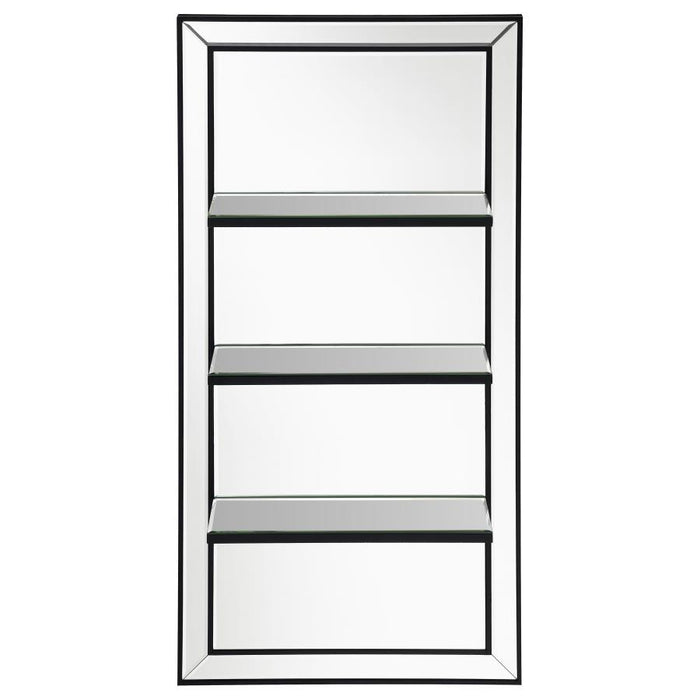 Oriel - Rectangular 3-Shelf Wall Mirror - Silver - Premium Wall Mirrors from CoasterEssence - Just $339! Shop now at Furniture Wholesale Plus  We are the best furniture store in Nashville, Hendersonville, Goodlettsville, Madison, Antioch, Mount Juliet, Lebanon, Gallatin, Springfield, Murfreesboro, Franklin, Brentwood