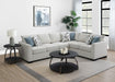 Ashford - Chenille Upholstered Sleeper Sectional Sofa - Greige – Stationary Sectionals by Coaster Fine Furniture at Furniture Wholesale Plus , Nashville furniture store