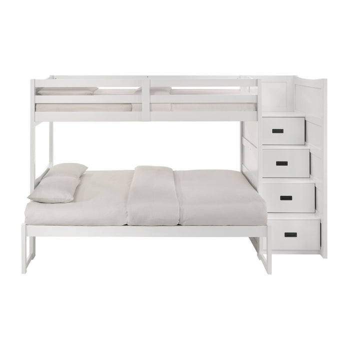 Sami - Step Bunk With Right Headboard – Bunk Beds by Elements International at Furniture Wholesale Plus , Nashville furniture store