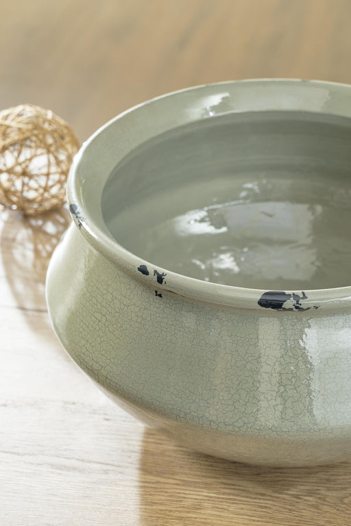 Wittbell - Bowl - Antique Sage – Plates & Bowls by Signature Design by Ashley® at Furniture Wholesale Plus , Nashville furniture store