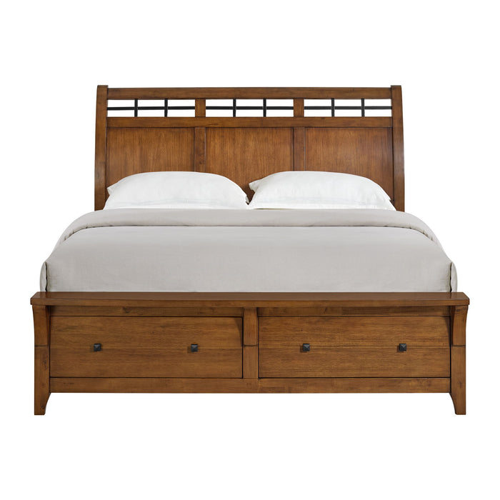 Gage - Sleigh Storage Bed – Storage Beds by Elements International at Furniture Wholesale Plus , Nashville furniture store