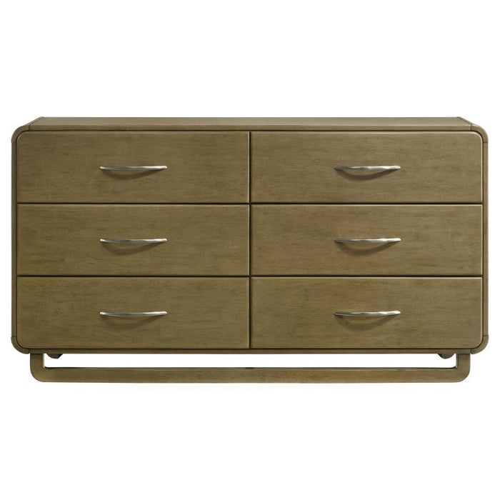 Amsbury - 6-Drawer Dresser Cabinet - Nutmeg – Dressers by Coaster Fine Furniture at Furniture Wholesale Plus , Nashville furniture store