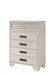 Sarter - Chest - White – Accent Chests by Crown Mark at Furniture Wholesale Plus , Nashville furniture store