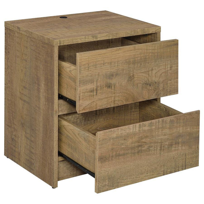 Westpark - 2-Drawer Nightstand LED Lights And USB – Nightstands w/ Charging Stations by Coaster Fine Furniture at Furniture Wholesale Plus , Nashville furniture store