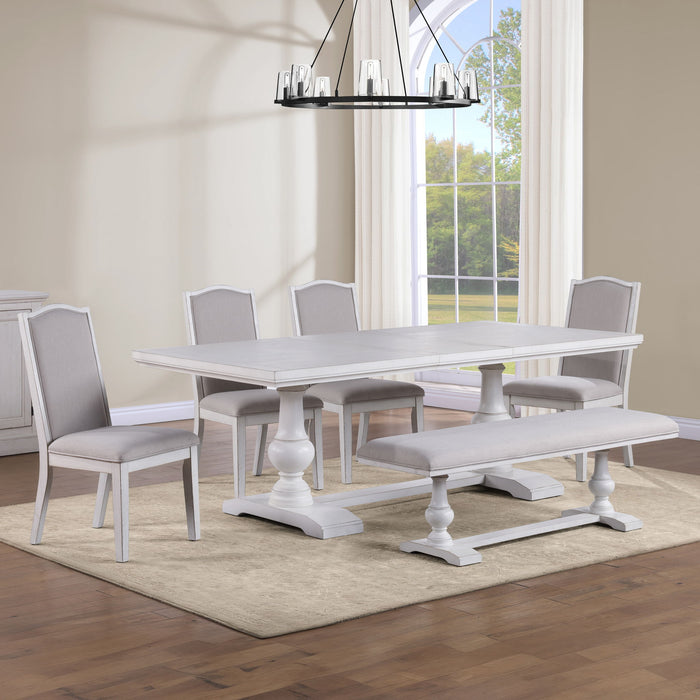 Warren - Dining Set – 6 Piece Dining Room Sets by Steve Silver Furniture at Furniture Wholesale Plus , Nashville furniture store