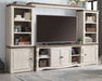 Havalance - 4 Pc. - Entertainment Center - 67" TV Stand - Brown / Beige – Entertainment Centers by Signature Design by Ashley® at Furniture Wholesale Plus , Nashville furniture store