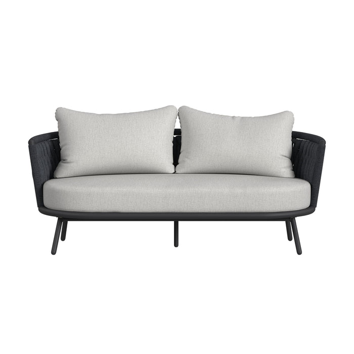 Bali - Loveseat With Olefin - Dark Gray – Loveseats by Elements International at Furniture Wholesale Plus , Nashville furniture store