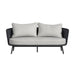 Bali - Loveseat With Olefin - Dark Gray – Loveseats by Elements International at Furniture Wholesale Plus , Nashville furniture store