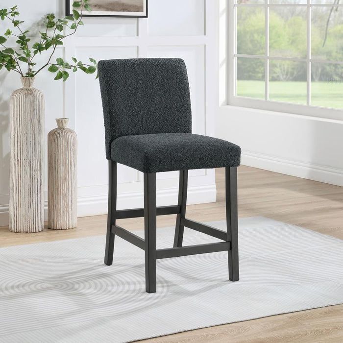 Alba - Boucle Upholstered Counter Height Dining Chair (Set of 2) - Premium Chair Sets from CoasterEveryday - Just $309! Shop now at Furniture Wholesale Plus  We are the best furniture store in Nashville, Hendersonville, Goodlettsville, Madison, Antioch, Mount Juliet, Lebanon, Gallatin, Springfield, Murfreesboro, Franklin, Brentwood