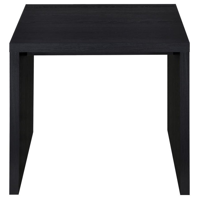 Knapp - Engineered Wood Square Side End Table - Black – End Tables by Coaster Fine Furniture at Furniture Wholesale Plus , Nashville furniture store