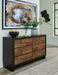 Kraeburn - Dresser - Brown / Black – Dressers by Benchcraft® at Furniture Wholesale Plus , Nashville furniture store