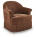 Jeanwell - Swivel Accent Chair - Clay – Swivel Chairs by Signature Design by Ashley® at Furniture Wholesale Plus , Nashville furniture store
