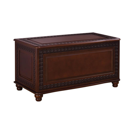 Finlay Flip Open Storage Cedar Chest Deep Tobacco - Premium Chest from Coaster Z2 Standard - Just $510! Shop now at Furniture Wholesale Plus  We are the best furniture store in Nashville, Hendersonville, Goodlettsville, Madison, Antioch, Mount Juliet, Lebanon, Gallatin, Springfield, Murfreesboro, Franklin, Brentwood