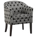 Jansen Hexagon Patterned Accent Chair Grey and Black - Premium Accent Chair from Coaster Z2 Standard - Just $238! Shop now at Furniture Wholesale Plus  We are the best furniture store in Nashville, Hendersonville, Goodlettsville, Madison, Antioch, Mount Juliet, Lebanon, Gallatin, Springfield, Murfreesboro, Franklin, Brentwood