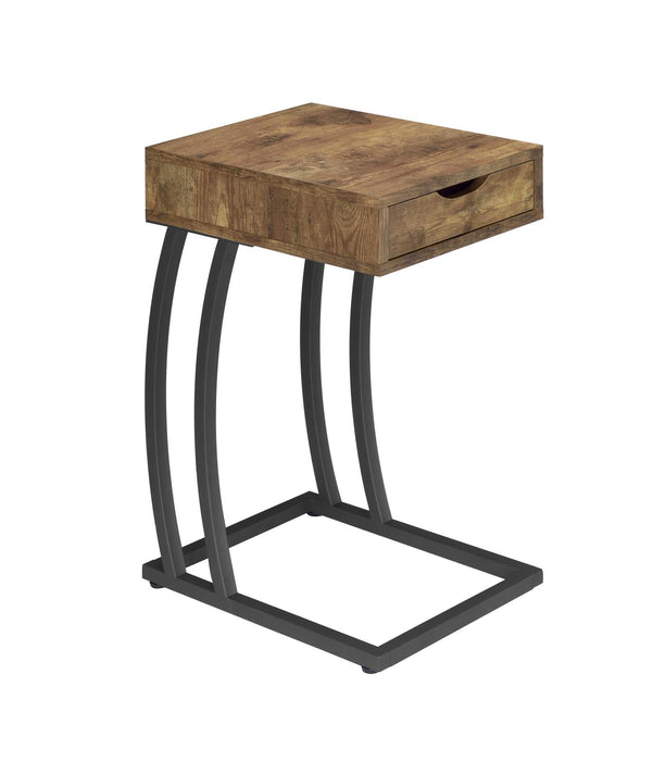 Troy Accent Table with Power Outlet Antique Nutmeg - Premium End Table from Coaster Z2 Standard - Just $130! Shop now at Furniture Wholesale Plus  We are the best furniture store in Nashville, Hendersonville, Goodlettsville, Madison, Antioch, Mount Juliet, Lebanon, Gallatin, Springfield, Murfreesboro, Franklin, Brentwood