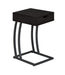 Troy Accent Table with Power Outlet Cappuccino - Premium End Table from Coaster Z2 Standard - Just $130! Shop now at Furniture Wholesale Plus  We are the best furniture store in Nashville, Hendersonville, Goodlettsville, Madison, Antioch, Mount Juliet, Lebanon, Gallatin, Springfield, Murfreesboro, Franklin, Brentwood