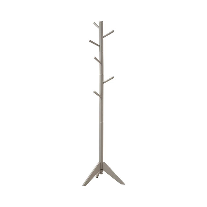 Devlin Coat Rack with 6 Hooks Grey - Premium Coat Rack from Coaster Z2 Standard - Just $50! Shop now at Furniture Wholesale Plus  We are the best furniture store in Nashville, Hendersonville, Goodlettsville, Madison, Antioch, Mount Juliet, Lebanon, Gallatin, Springfield, Murfreesboro, Franklin, Brentwood