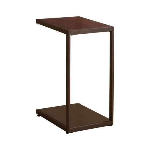 Jose Rectangular Accent Table with Bottom Shelf Brown - Premium End Table from Coaster Z2 Standard - Just $58! Shop now at Furniture Wholesale Plus  We are the best furniture store in Nashville, Hendersonville, Goodlettsville, Madison, Antioch, Mount Juliet, Lebanon, Gallatin, Springfield, Murfreesboro, Franklin, Brentwood