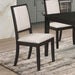 Louise - Upholstered Wood Dining Side Chairs (Set of 2) - Black – Chair Sets by CoasterEveryday at Furniture Wholesale Plus , Nashville furniture store