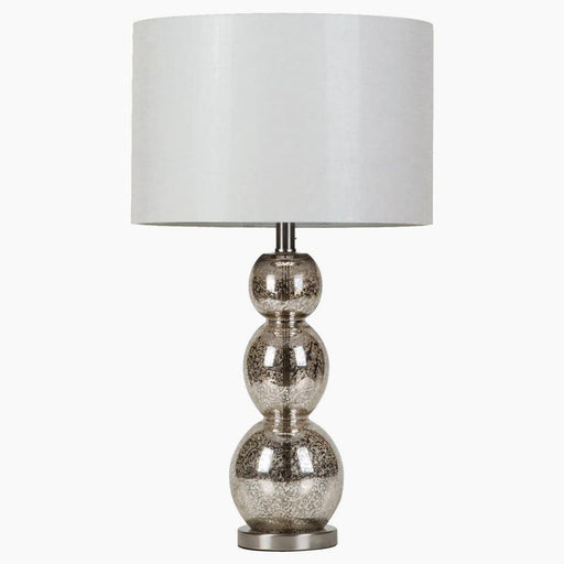 Mineta Drum Shade Table Lamp White and Antique Silver - Premium Lamp from Coaster Z2 Standard - Just $150! Shop now at Furniture Wholesale Plus  We are the best furniture store in Nashville, Hendersonville, Goodlettsville, Madison, Antioch, Mount Juliet, Lebanon, Gallatin, Springfield, Murfreesboro, Franklin, Brentwood