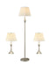 Griffin 3-piece Slender Lamp Set Brushed Nickel - Premium Lamp from Coaster Z2 Standard - Just $198! Shop now at Furniture Wholesale Plus  We are the best furniture store in Nashville, Hendersonville, Goodlettsville, Madison, Antioch, Mount Juliet, Lebanon, Gallatin, Springfield, Murfreesboro, Franklin, Brentwood