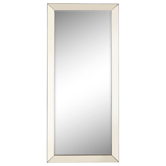 Barnett Rectangular Floor Mirror Silver - Premium Mirror from Coaster Z2 Standard - Just $238! Shop now at Furniture Wholesale Plus  We are the best furniture store in Nashville, Hendersonville, Goodlettsville, Madison, Antioch, Mount Juliet, Lebanon, Gallatin, Springfield, Murfreesboro, Franklin, Brentwood