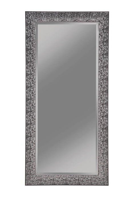 Rollins Rectangular Floor Mirror Black - Premium Mirror from Coaster Z2 Standard - Just $198! Shop now at Furniture Wholesale Plus  We are the best furniture store in Nashville, Hendersonville, Goodlettsville, Madison, Antioch, Mount Juliet, Lebanon, Gallatin, Springfield, Murfreesboro, Franklin, Brentwood