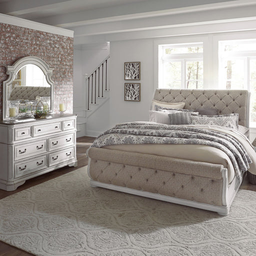 Magnolia Manor - Sleigh Bedroom Set – 3 Piece Bedroom Sets by Liberty Furniture at Furniture Wholesale Plus , Nashville furniture store