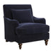 Frodo Upholstered Accent Chair with Turned Legs Midnight Blue - Premium Accent Chair from Coaster Z2 Standard - Just $698! Shop now at Furniture Wholesale Plus  We are the best furniture store in Nashville, Hendersonville, Goodlettsville, Madison, Antioch, Mount Juliet, Lebanon, Gallatin, Springfield, Murfreesboro, Franklin, Brentwood