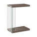 Colby Accent Table Weathered Grey and Clear - Premium End Table from Coaster Z2 Standard - Just $74! Shop now at Furniture Wholesale Plus  We are the best furniture store in Nashville, Hendersonville, Goodlettsville, Madison, Antioch, Mount Juliet, Lebanon, Gallatin, Springfield, Murfreesboro, Franklin, Brentwood