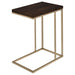 Pedro Expandable Top Accent Table Chestnut and Chrome - Premium End Table from Coaster Z2 Standard - Just $90! Shop now at Furniture Wholesale Plus  We are the best furniture store in Nashville, Hendersonville, Goodlettsville, Madison, Antioch, Mount Juliet, Lebanon, Gallatin, Springfield, Murfreesboro, Franklin, Brentwood