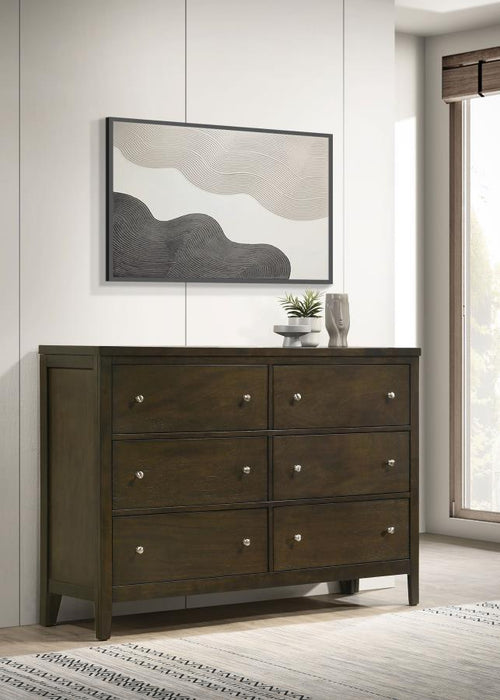 Wilkes - 6-Drawer Dresser – Dressers by Coaster Fine Furniture at Furniture Wholesale Plus , Nashville furniture store