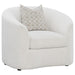 Rainn - Boucle Upholstered Sloped Arm Accent Chair - Latte - Premium Accent Chairs from CoasterEssence - Just $749! Shop now at Furniture Wholesale Plus  We are the best furniture store in Nashville, Hendersonville, Goodlettsville, Madison, Antioch, Mount Juliet, Lebanon, Gallatin, Springfield, Murfreesboro, Franklin, Brentwood