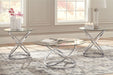Hollynyx - Occasional Table Set (Set of 3) - Chrome Finish – Table Sets by Signature Design by Ashley® at Furniture Wholesale Plus , Nashville furniture store