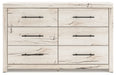 Lawroy - Six Drawer Dresser - Light Natural – Dressers by Benchcraft® at Furniture Wholesale Plus , Nashville furniture store
